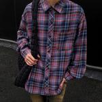 Футболка унисекс COMOWA, синяя в клетку - фото 8