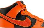 Кроссовки Nike Dunk High 'Chenille Swoosh - Safety Orange', черный - фото 3