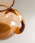 Кувшин Zara Home Bubble-effect Glass, персиковый - фото 3
