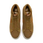 Кроссовки oski x blazer mid sb Nike, коричневый - фото 4