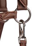 Недоуздок Fouganza для лошади и пони из искусственной кожи, черный - фото 4