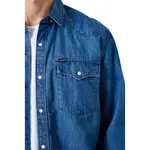 Рубашка с длинным рукавом Garcia Z1095, синий - фото 4