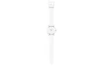 Унисекс белые часы 34 мм SS08K102 SWATCH - фото 3