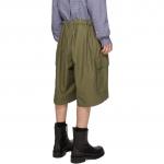 Рипстоп карго-шорты мид-райз Acne Studios, Umber - фото 5