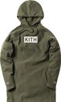 Худи Kith x Champion Extended Hoodie 'Olive', зеленый - фото 2