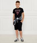 Футболка детская Guess с пальмой, черный - фото 2