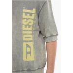 Серый хлопковый свитер Diesel, Gray - фото 3