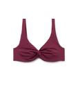 Верх бикини-балконет CALZEDONIA Indonesia, бордовый - фото