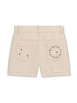 Chloé Kids джинсовые шорты с люверсами, нейтральный цвет - фото 2