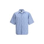 Рубашка для боулинга в полоску Gcds, Light Blue - фото