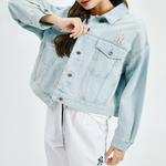 Джинсовая куртка унисекс синий Mlb - фото 3