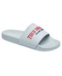 True Religion Men's Weezy Logo Slide, серый - фото