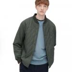 Стеганая куртка Uniqlo Heattech, 56 оливковый - фото 2