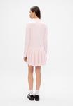 Платье Tommy Jeans SCRIPT PLEATED SWEATER DRESS, Light Pink - фото 4