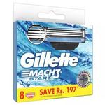 Сменные лезвия для бритвы 8 шт. Gillette,Mach3 Start - фото