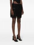 Viktor & Rolf юбка мини с тюлем, черный - фото 3