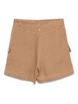Lorena Antoniazzi шорты с эластичным поясом, коричневый - фото 2