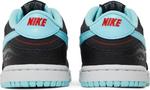 Кроссовки Nike Dunk Low SE TD 'Barber Shop - Black', черный - фото 7
