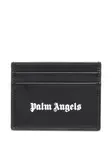 Кардхолдер с логотипом Palm Angels, черный - фото