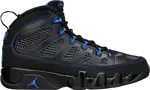 Кроссовки Air Jordan 9 Photo Blue Black Bottom, черный - фото