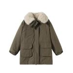 Детская утепленная куртка с капюшоном Moderate PROTECTCAMEL, зеленый - фото