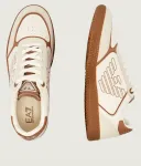 Кожаные кроссовки Ea7, бежевый - фото 3