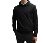 Босс худи в полоску HUGO BOSS, черный - фото 4