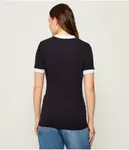 Футболка с мини-розой Slim fit Guess Jeans, черный - фото 3