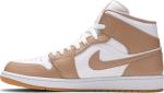 Кроссовки Air Jordan 1 Mid Tan Gum, загар - фото 3
