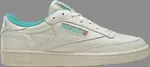 Кроссовки club c 85 vintage 'chalk classic teal' Reebok, пломбир - фото 2