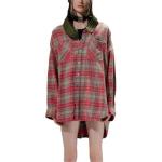 Клетчатая рубашка R13, мультиколор - фото