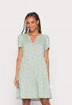 Летнее платье ONLY, зеленый/белый - фото