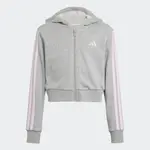 Детская куртка с капюшоном Adidas Essentials, серый - фото 5