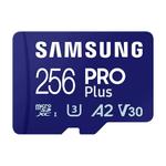 Карта памяти Samsung PRO Plus, microSDXC, 256 ГБ - фото