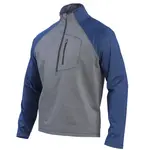 Флисовый пуловер с молнией ½ Cliff Keen Captain, цвет Charcoal/Navy - фото