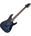 Электрогитара Schecter Omen Elite-6, прозрачный синий градиент - фото