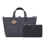 Сумка-шоппер Toujours Cotton Medium Women's Gray DIOR - фото 2