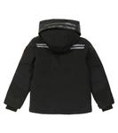 Пуховик логан Canada Goose Kids, черный - фото 4