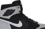 Кроссовки Air Jordan 1 Retro High OG Flyknit Shadow, черный - фото 2