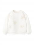 MANGO KIDS Свитшот 'FLOR' в цвете Off White - фото