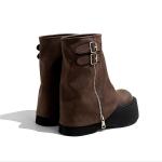 Ботильоны женские Old Meow, коричневый - фото 3