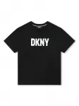 Футболка с логотипом Dkny Kids, черный - фото