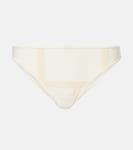 Монограммированные бикини-трусы Toteme, Ecru/Straw - фото