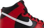 Кроссовки Nike Dunk High GS 'Black University Red', красный - фото 3