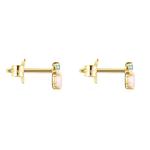 Серьги Tous Mini Ivette With Opal And Topaz, золото - фото 2