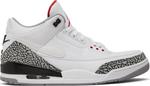 Кроссовки Air Jordan 3 Retro JTH NRG White Cement, белый - фото
