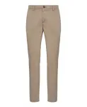 Брюки из эластичного хлопка Boggi Milano, бежевый - фото