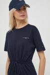 Хлопковое платье Tommy Hilfiger, темно-синий - фото 4