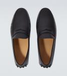 Кожаные мокасины Gommino для вождения Tod's, черный - фото 4