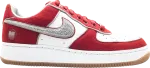 Кроссовки Nike Air Force 1 Low Supreme I/O 'Manhattan', красный - фото
